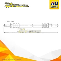 Hydraulic Hose Rear For DAIMLER DOUBLE SIX X305 PETROL 6.0 litre 8E V12 24V