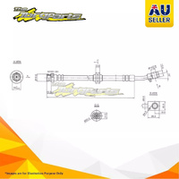 Hydraulic Hose Front For HOLDEN COMMODORE VR VR,VS VS Petrol 3.8l LG2(L27)/(L36)