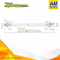 Hydraulic Hose Front For TOYOTA LANDCRUISER HJ45R HJ45 Diesel 3.6 litre H 16 12V