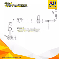 Hydraulic Hose Front For FORD FALCON XL, XLS, RTV LPG BA BA LPG BARRA E-GAS