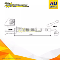 Hydraulic Hose Rear For FORD FAIRLANE GHIA, G8 BF BF 4.0,5.4ltr BARRA 190,230