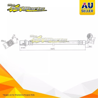 Hydraulic Hose For TOYOTA LANDCRU. HDJ80L HDJ80,HDJ80R HDJ80/HDJ82,HDJ81R HDJ81