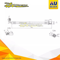 Hydraulic Hose For TOYOTA LANDCRU. PRADO KZJ78R KZJ78,KZJ90R KZJ90,KZJ95R KZJ95