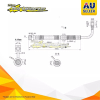 Hydraulic Hose Front For FORD FALCON RTV LPG BA BA/BF BF LPG BARRA E-GAS l6 24V