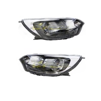 Genuine Pair Head Lamp Lft-Rt No Projector For KIA RIO UB HORIZONTAL,HONEYCOMB