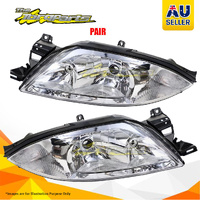 Head Lamp Left-Right Silver Refle For Ford Falcon 07/98-03/00 AU SEDAN/WAGON/UTE