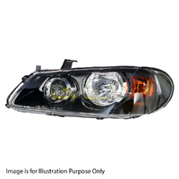 Head Lamp Left Black Reflector For NISSAN/DATSUN PULSAR 08/02-08/05 N16 HATCH