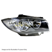 Head Lamp Right No Xenon For BMW 1SERIES E82 COUPE, E87 5DOOR, E88 CONVERTIBLE