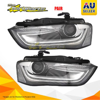 Pair Head Lamp Left-Right With Xenon For AUDI A4 B8 SED/WAG STD,ALLROAD WAUZZZ8K
