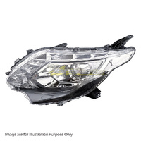 Head Lamp Left Black Clear Cap For MITSUBISHI TRITON MQ GH/HH/JH000001-