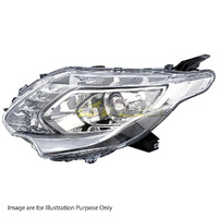 Head Lamp Left Dark Grey For MITSUBISHI TRITON 01/15-10/18 MQ GH/HH/JH000001-