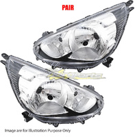 Pair New Head Lamp Left-Right Hand For MITSUBISHI MIRAGE LA 5DOOR SER1,SER2
