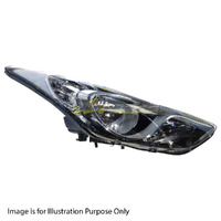 Halogen Head Lamp Right Certified For Hyundai Elantra MD Sedan Active, Elite