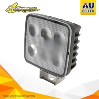 LED Square Worklamp Flood Beam 60 Deg 9-36V 35W 24 LEDs Black