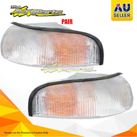 Pair New Corner Lamp Left-Right Hand For Holden Commodore 10/91-06/93 VP