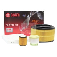 FILTER SERVICE KIT OIL AIR FUEL CABIN TO SUIT FORD, MAZDA, RANGER BT50 PX