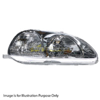 Head Lamp Right Drivers Side OEM Suits For Kia Rio BC 4/5Dr 9/2002-4/2005