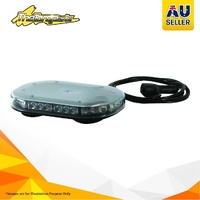 LED Amber Mini Lightbar 12/24V Magnetic Mount Clear Lens