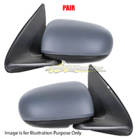 Pair Door Mirror Left-Right Electric For NISSAN/DATSUN PULSAR N16 HATCH, SEDAN