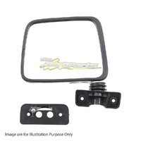 Door Mirror Left Hand Chrome For NISSAN/DATSUN PATROL 02/88-04/91 GQ SER1 Y60