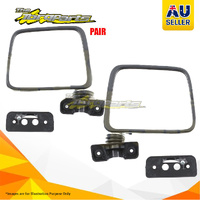 Pair New Door Mirror Left-Right Hand Chrome Suit For Ford Maverick 88-93