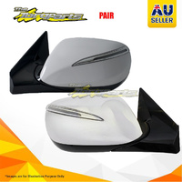 Pair Door Mirror Left-Right Light On Top Active For HYUNDAI SANTA FE WAGON