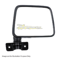 Door Mirror Right Black Smooth For NISSAN/DATSUN PATROL 02/88-04/91 GQ SER1 Y60