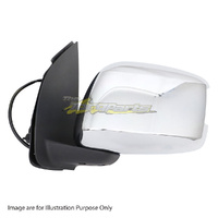 Door Mirror Left Chrome 3Pins For NISSAN/DATSUN NAVARA UTE DM40 VSKCVN/CAND40A