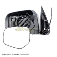 Door Mirror Left Black Electric For MITSUBISHI TRITON MQ GH/HH/JH000001-