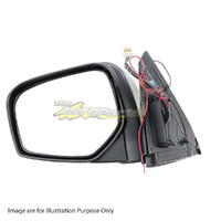 Door Mirror LH Chrome (F4) Electric W/Mirror Light Type For MITSUBISHI TRITON MN