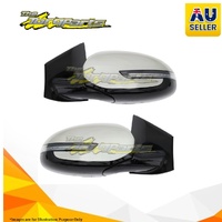 Genuine Pair Door Mirror LH-RH Assembly No Blind Spot 8Pins For KIA SPORTAGE
