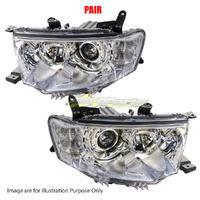 Head Lamp Left-Right No Xenon Pair New Suit For MITSUBISHI CHALLENGER PB, PC