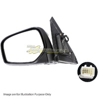 Door Mirror LH Chrome Electric No Mirror Light Type For MITSUBISHI TRITON MN,ML