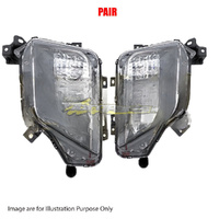Pair New Fog Lamp Left-Right For MITSUBISHI TRITON MR GLS/GLX-R/GSR SQUARE