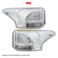 Pair Tail Lamp Left-Right Clear Lens For MITSUBISHI OUTLANDER PHEV ZJ HYBRID