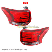 Pair Tail Lamp Left-Right LED TYPE For MITSUBISHI OUTLANDER PHEV ZK HYBRID