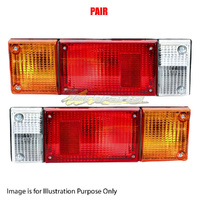 Pair New Tail Lamp Left-Right Tray Type 5Pins Suit For NISSAN/DATSUN PATROL