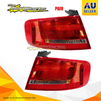 Pair Tail Lamp Left-Right Hand Sedan No LED For AUDI A4 B8 SED &amp; WAG WAUZZZ8K