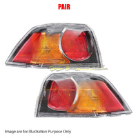 Pair New Tail Lamp Left-Right Hand Black Sedan Suit For MITSUBISHI LANCER CF, CJ