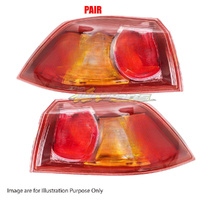 Pair New Tail Lamp Left-Right Hand Red Sedan Suit For MITSUBISHI LANCER CF, CJ