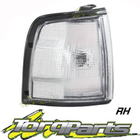 RH CORNER LIGHT SUIT HOLDEN TF RODEO 87-97 CLEAR &amp; BLACK PARKER LAMP INDICATOR