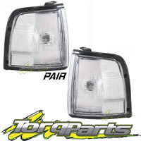 PAIR CORNER LIGHTS SUIT HOLDEN TF RODEO 91-97 CLEAR PARKER LAMPS INDICATORS