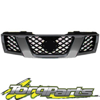 GRILLE SUIT D40 NAVARA NISSAN 05-10 SPAIN VSK GREY / BLACK GRILL