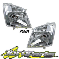 HEADLIGHTS PAIR SUIT HOLDEN RODEO RA 06-08 DX LX RC HEADLAMPS HEAD LIGHTS LAMPS