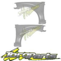 PAIR GUARDS LIGHTNING D40 SUIT NISSAN NAVARA 05-10 SPAIN VSK FENDERS QUARTERS