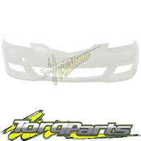 WHITE FRONT BUMPER BAR SUIT MAZDA 3 BK HATCH 04-06 COVER ARCTIC NEO MAXX SPORT