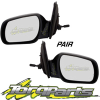 PAIR SUIT MAZDA 3 BK MAXX NEO SP23 SEDAN &amp; HATCH 2004-2009 MANUAL SIDE MIRRORS