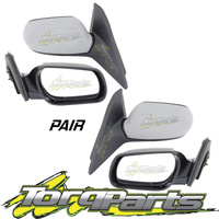MIRRORS PAIR ELECTRIC SUIT BK MAZDA 3 04-09 MAXX NEO SP23 SEDAN HATCH DOOR