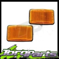 INDICATORS PAIR SUIT TOYOTA LANDCRUISER 80 SERIES 90-98 FLASHER BLINKER REPEATER