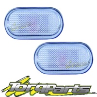 INDICATORS PAIR SUIT D40 NAVARA NISSAN 08-15 THAI MNT FLASHER BLINKER REPEATER